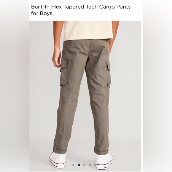 Old Navy boys tech taper cargo pants - Picture 2 of 11